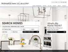 Tablet Screenshot of mcintoshandassoc.com